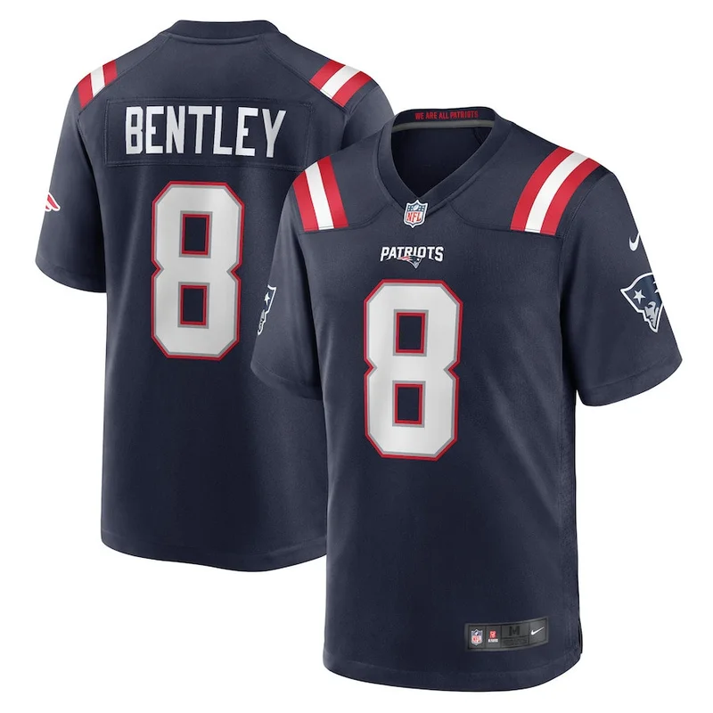 Bruce Armstrong 78 New England Patriots Game Jersey Retired - Navy - Image 5