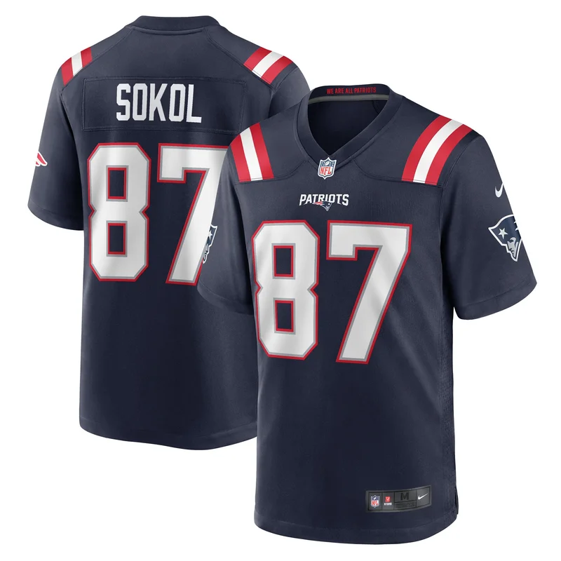 Matt Light New England Patriots Game Jersey Retired Player - Navy - Image 3