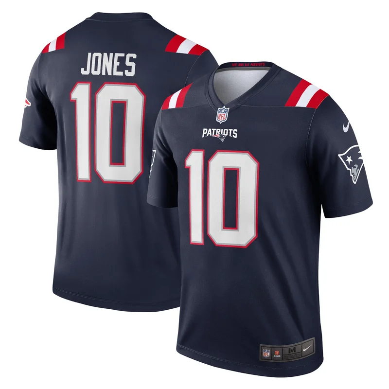 Mac Jones New England Patriots Game Jersey - Red - Image 2