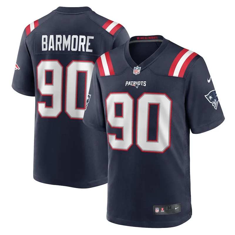 Bruce Armstrong 78 New England Patriots Game Jersey Retired - Navy - Image 2