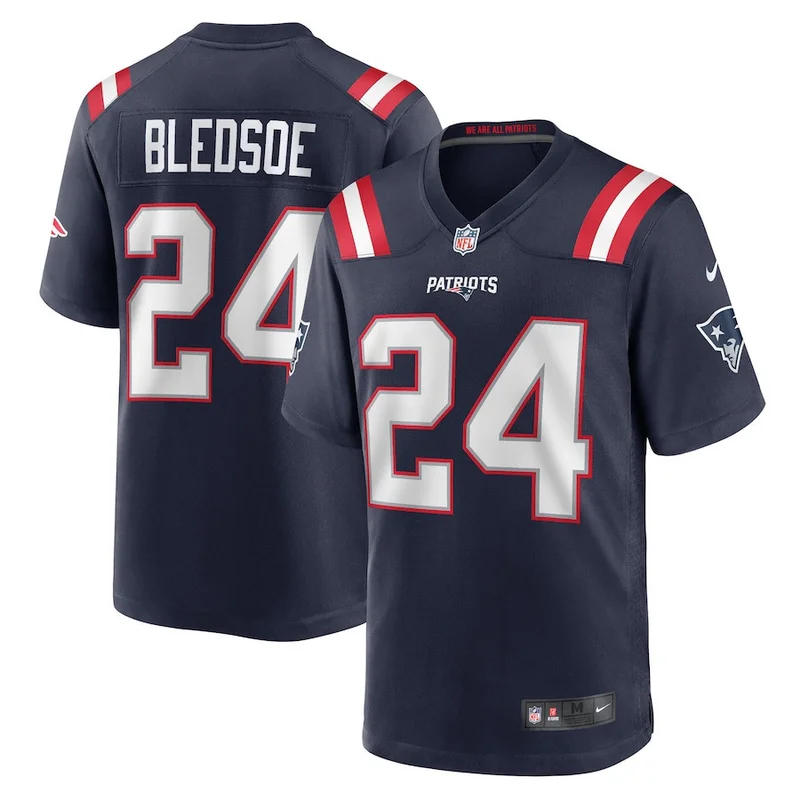 Jamycal Hasty 39 New England Patriots Game Jersey - Navy - Image 5