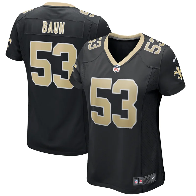 Ugo Amadi 0 New Orleans Saints Jersey Team Game - Black - Image 4