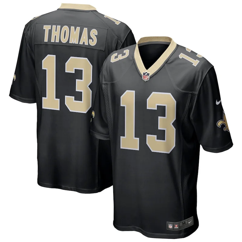 Michael Thomas 13 New Orleans Saints Game Jersey - Black