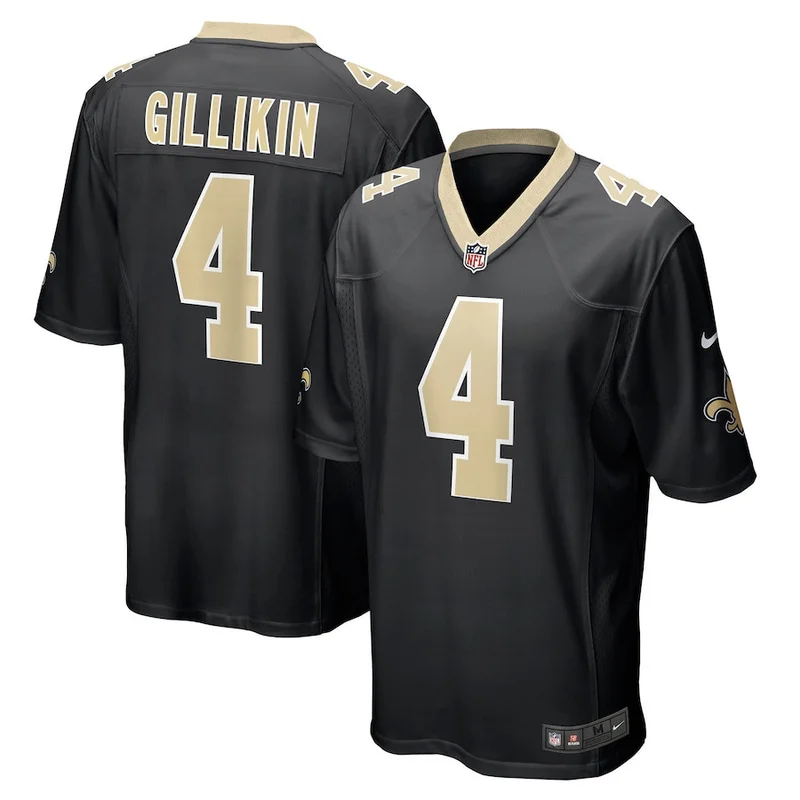 Adam Prentice 46 New Orleans Saints Game Jersey - Black - Image 3