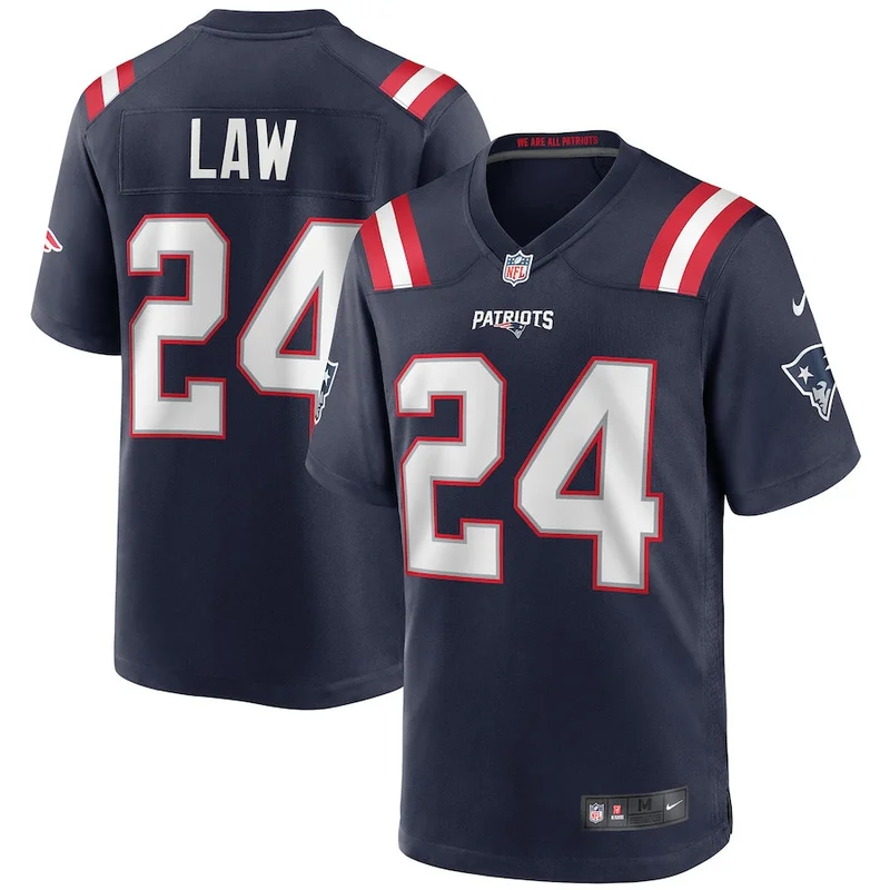 Ty Montgomery 14 New England Patriots Game Jersey - Navy - Image 4