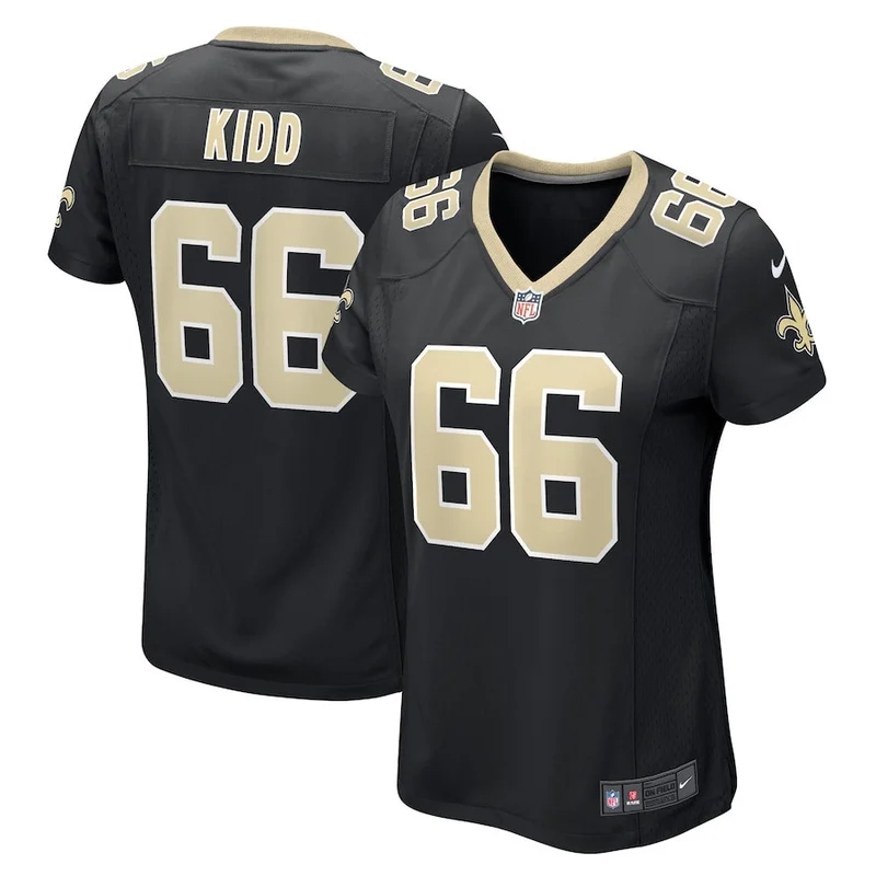 Landon Young 67 New Orleans Saints Game Jersey - Black - Image 3