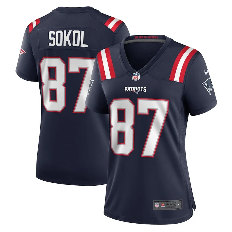 Matt Light New England Patriots Game Jersey Retired Player - Navy - Image 2