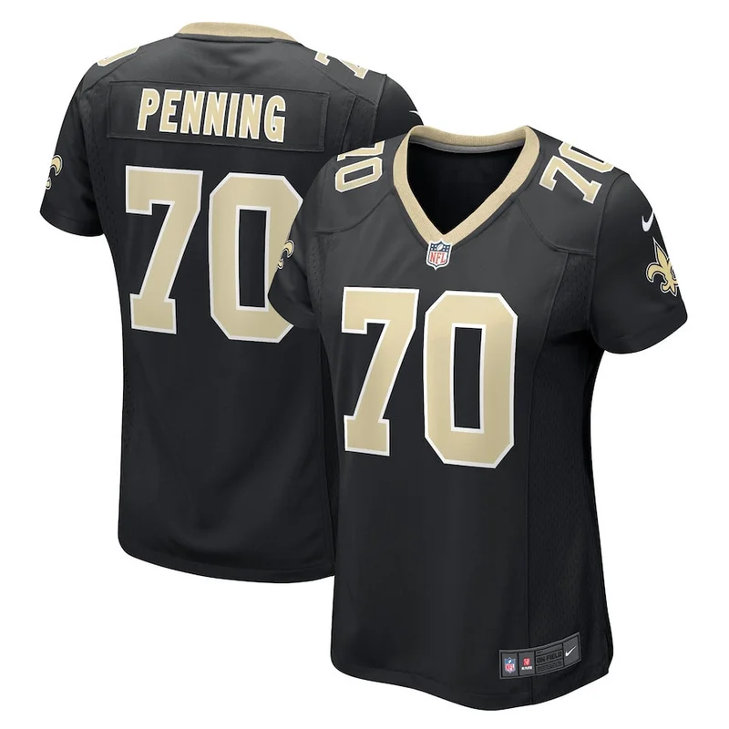 Tony Jones Jr 34 New Orleans Saints Game Jersey - Black - Image 2
