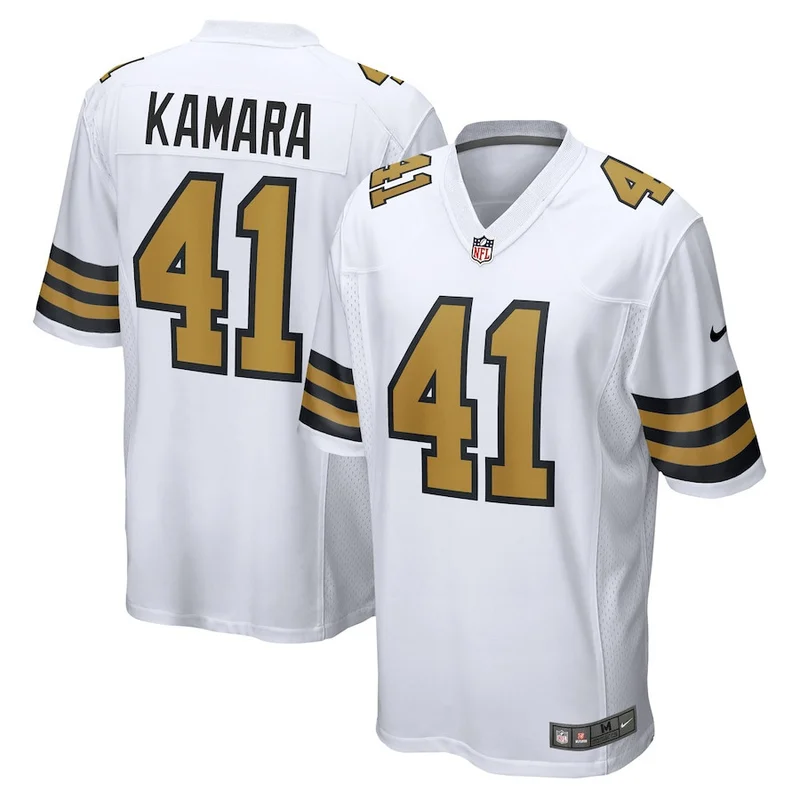 Ugo Amadi 0 New Orleans Saints Jersey Team Game - Black - Image 5