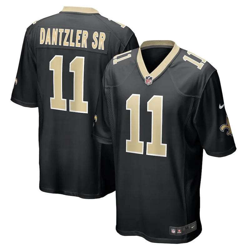 Adam Prentice 46 New Orleans Saints Game Jersey - Black - Image 5