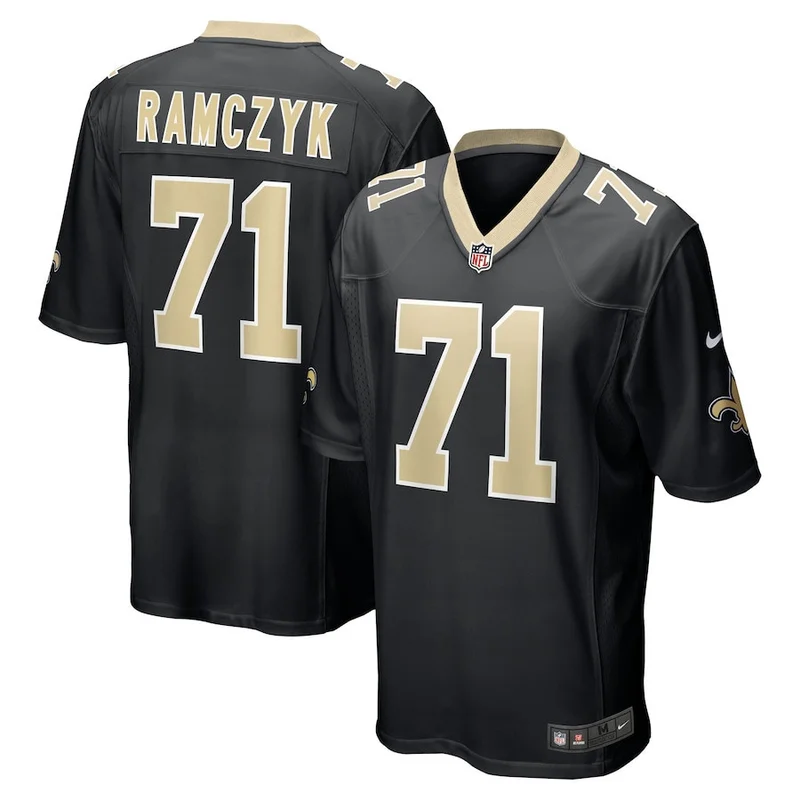 Pete Werner 20 New Orleans Saints Game Jersey - Black - Image 3