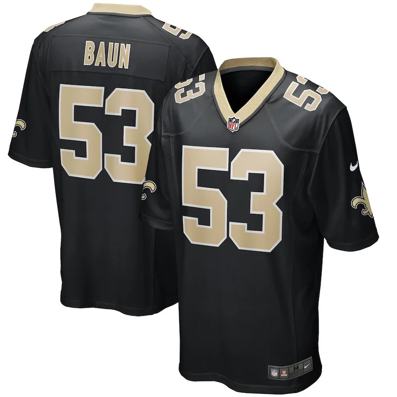 Tony Jones Jr 34 New Orleans Saints Game Jersey - Black - Image 4