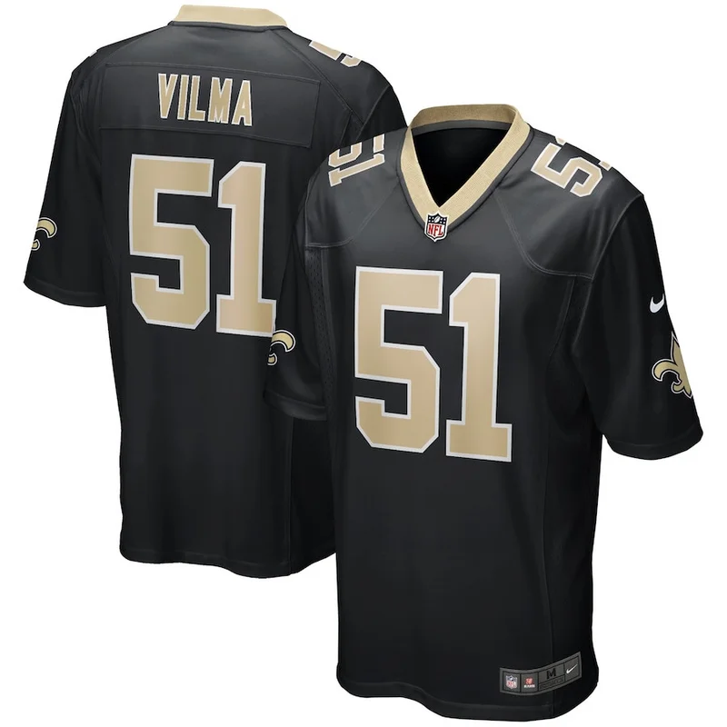 Jimmy Graham 80 New Orleans Saints Game Jersey - Black - Image 3