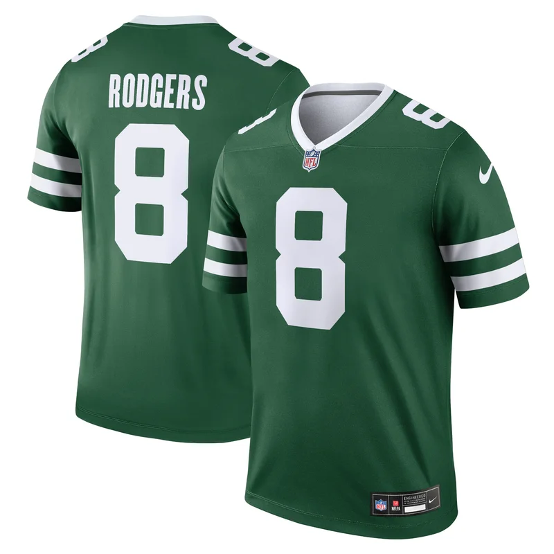 Aaron Rodgers New York Jets Jersey Legend - Legacy Green