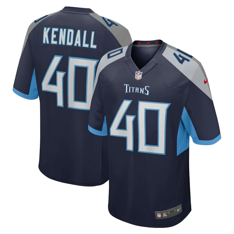Amani Hooker 37 Tennessee Titans Jersey Oilers Throwback Game - Light Blue - Image 2