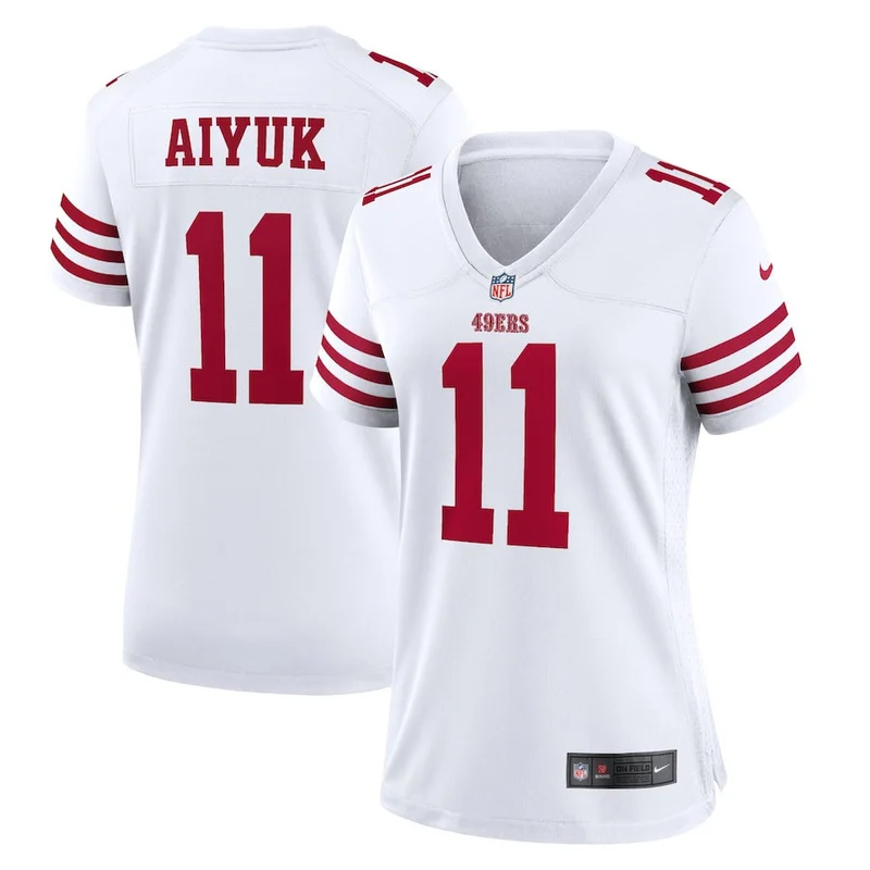 Trey Lance 5 San Francisco 49ers Jersey - White - Image 5