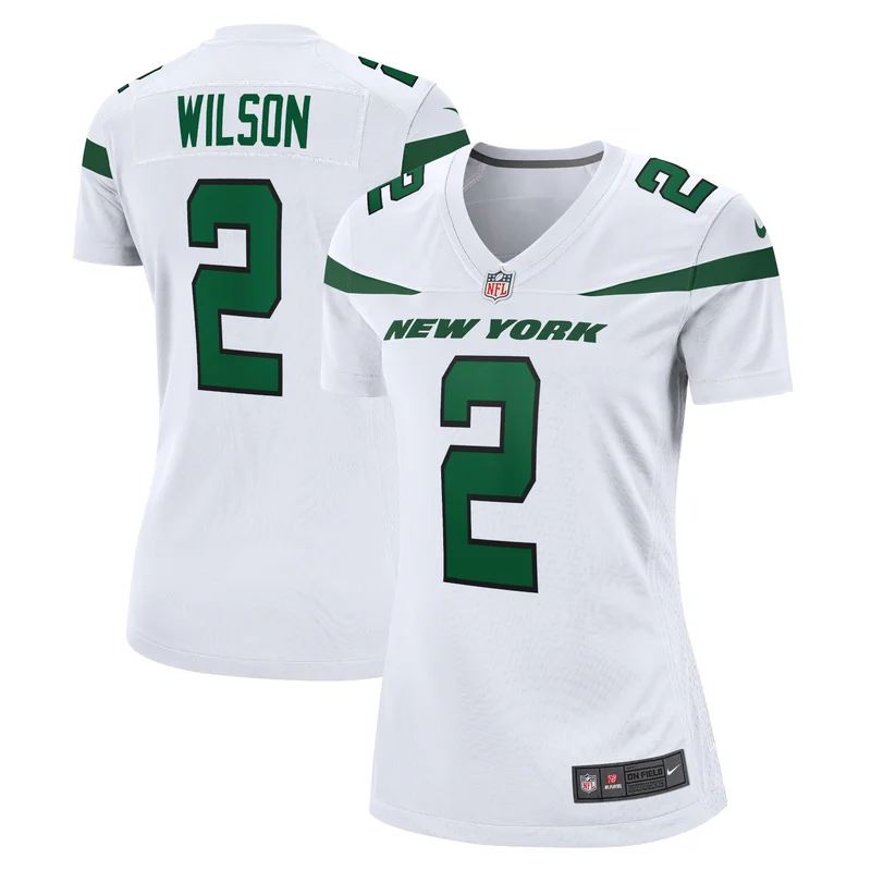 Zach Wilson New York Jets Jersey Player - White