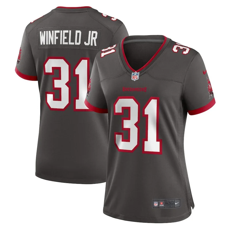 Antoine Winfield Jr 31 Tampa Bay Buccaneers Game Jersey - Pewter