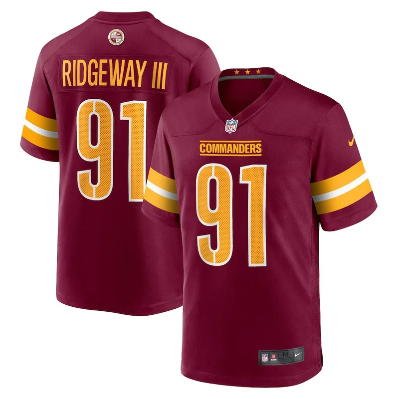 Jeremy Reaves 39 Washington Commanders Game Jersey - Burgundy - Image 3