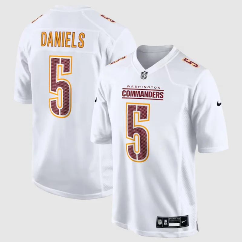 Tress Way 5 Washington Commanders Jersey Alternate Game - Black - Image 3