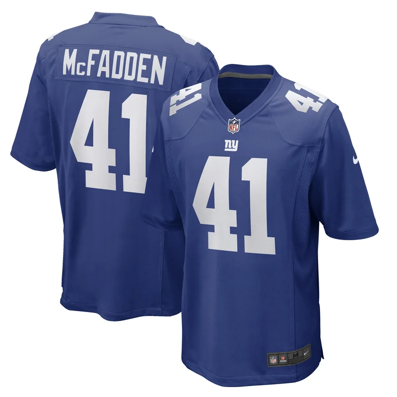 Mark Glowinski New York Giants Game Jersey Player - Royal - Image 4