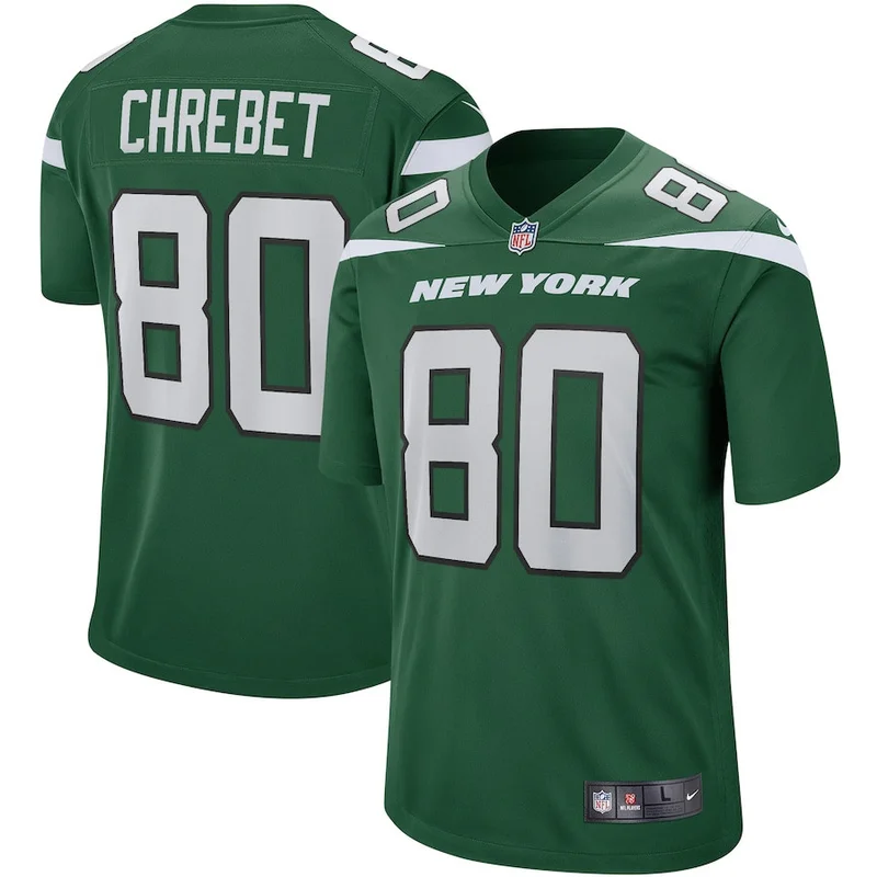New York Jets Game Jersey Custom - Gotham Green - Image 4