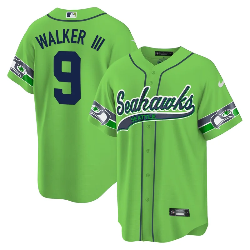 Walker III 9 Seattle Seahawks Jersey - Green