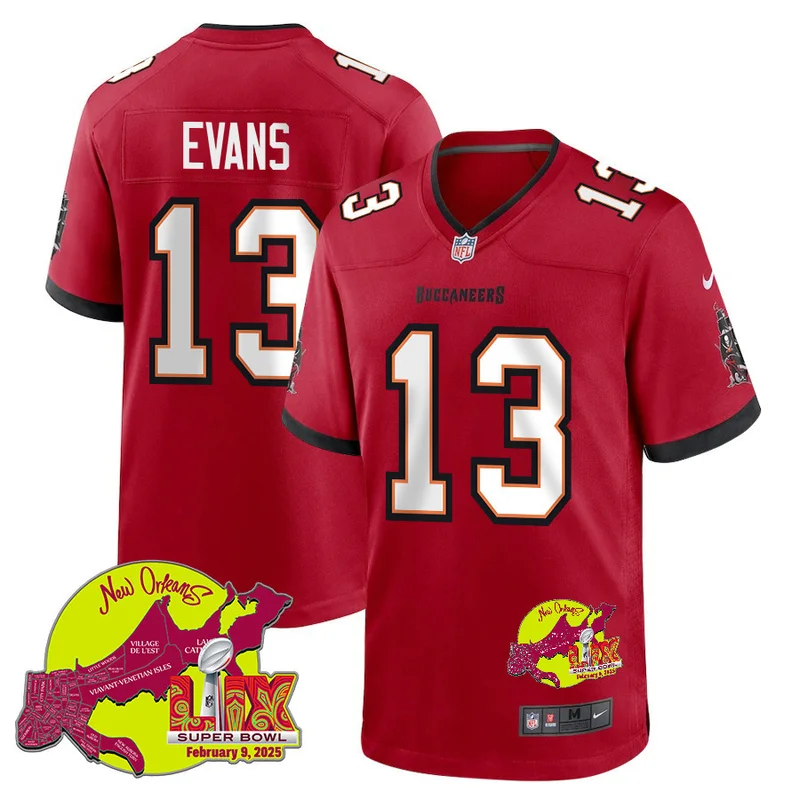 Mike Evans 13 Tampa Bay Buccaneers Jersey 2023 Salute To Service Limited - Brown - Image 2