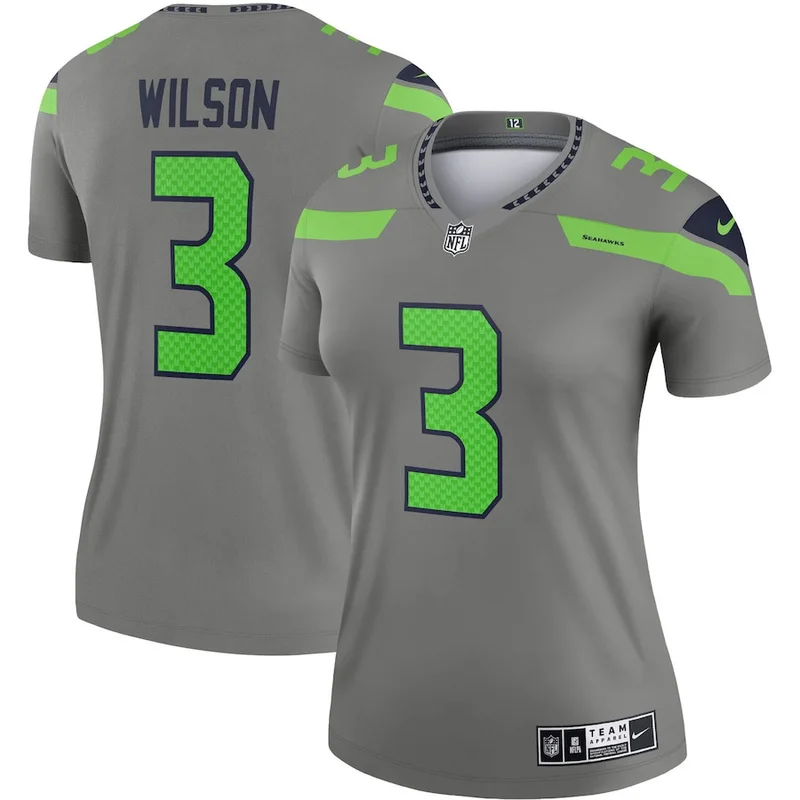 Noah Fant 87 Seattle Seahawks Jersey Throwback Game - Royal - Image 4