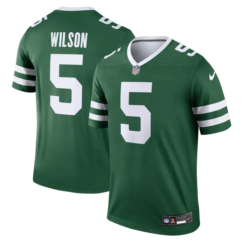 Garrett Wilson New York Jets Jersey Alternate Legend - Legacy Black - Image 4
