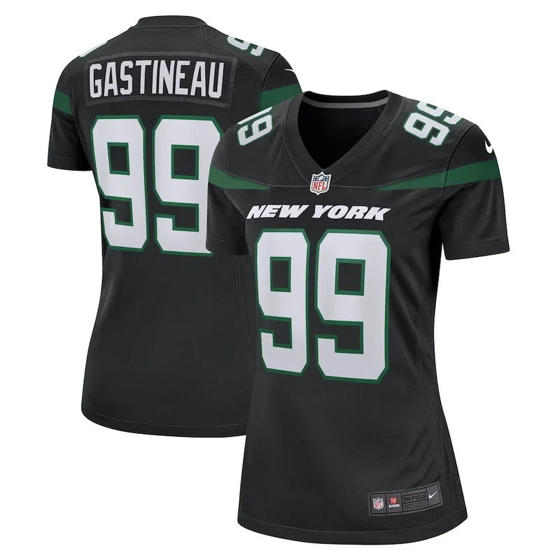 Mark Gastineau 99 New York Jets Game Jersey - Stealth Black