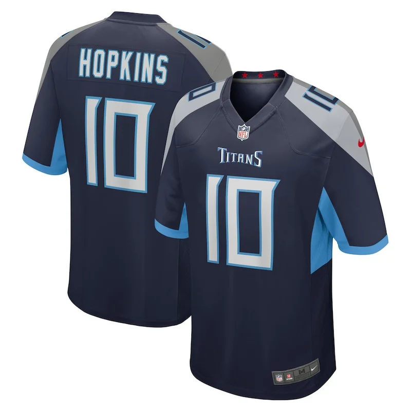 Chris Moore 11 Tennessee Titans Game Jersey - Navy - Image 2
