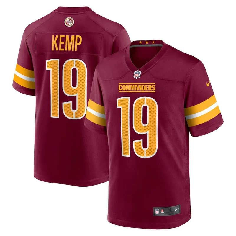 Logan Thomas 82 Washington Commanders Jersey Football Team Game - Burgundy - Image 4
