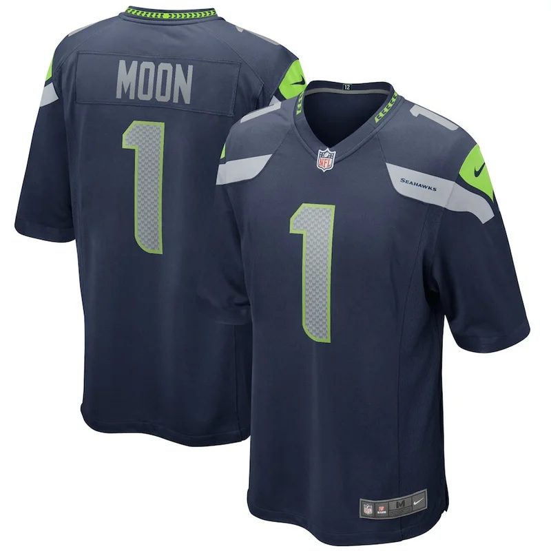 Cody White 82 Seattle Seahawks Game Jersey - College Navy - Image 5