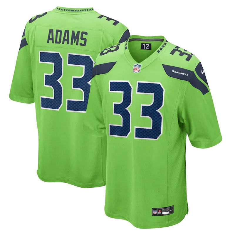 Geno Smith 7 Seattle Seahawks Jersey Throwback - Alternate - Image 5