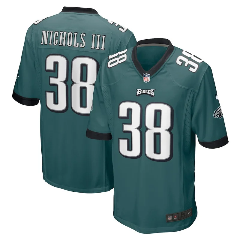 Jerome Brown 99 Philadelphia Eagles Game Jersey Retired - Midnight Green - Image 5