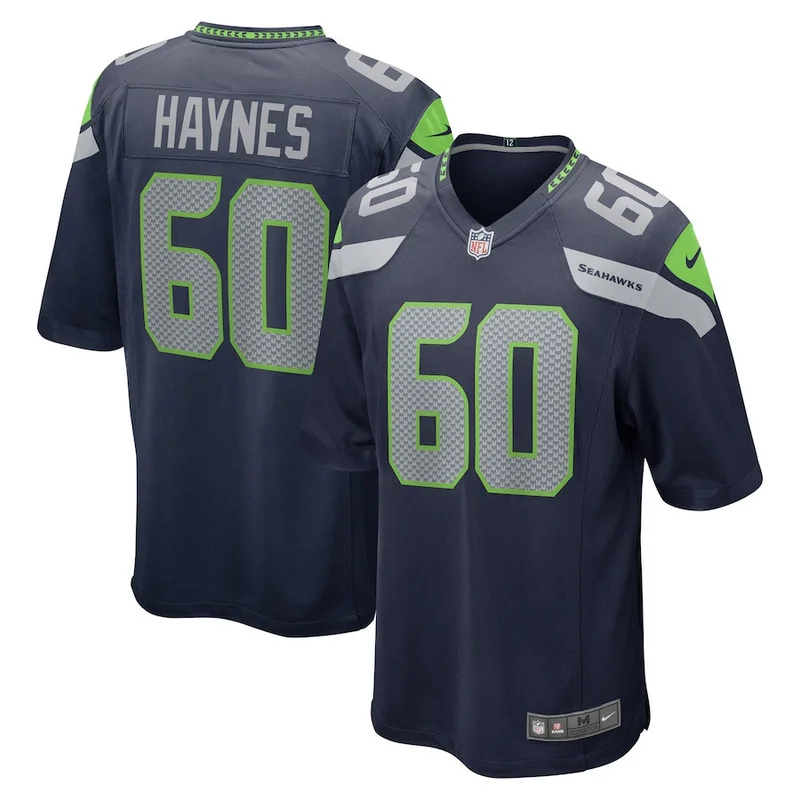 Noah Fant 87 Seattle Seahawks Jersey Throwback Game - Royal - Image 2