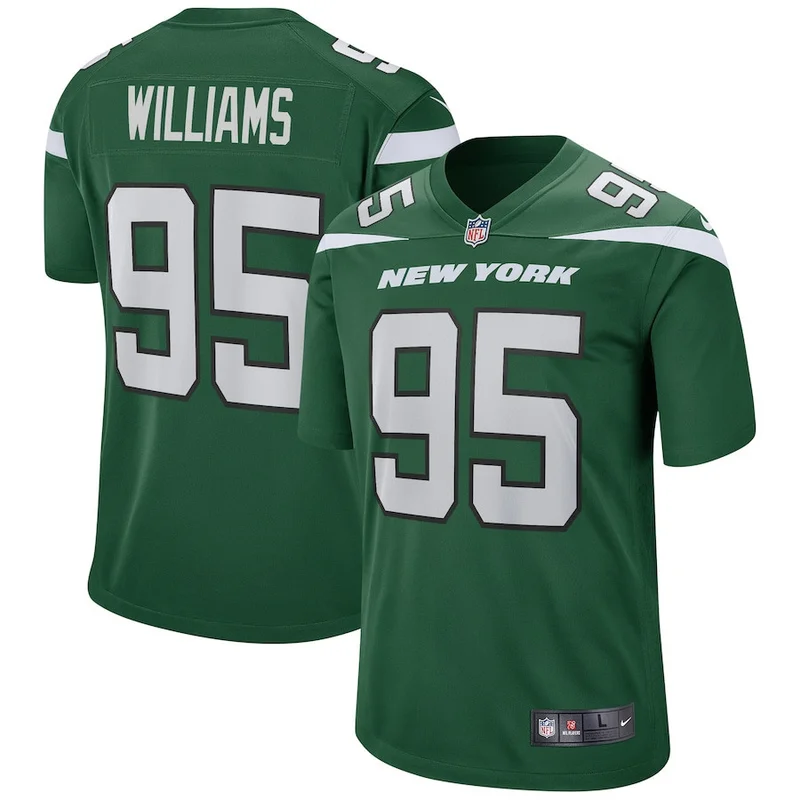 New York Jets Game Jersey Custom - Gotham Green - Image 2