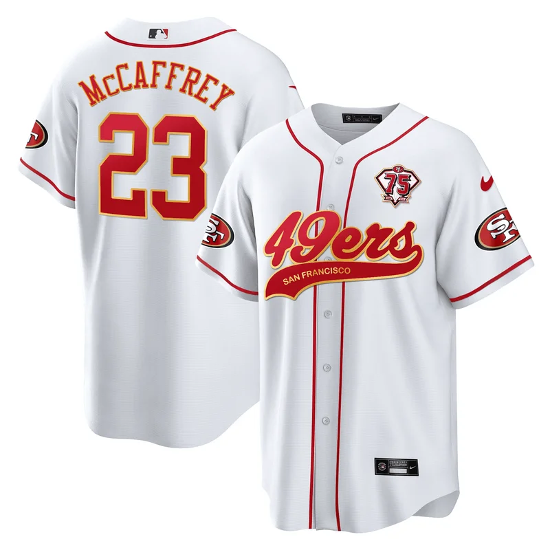 Brock Purdy 13 San Francisco 49ers Jersey Baseball - White - Image 4