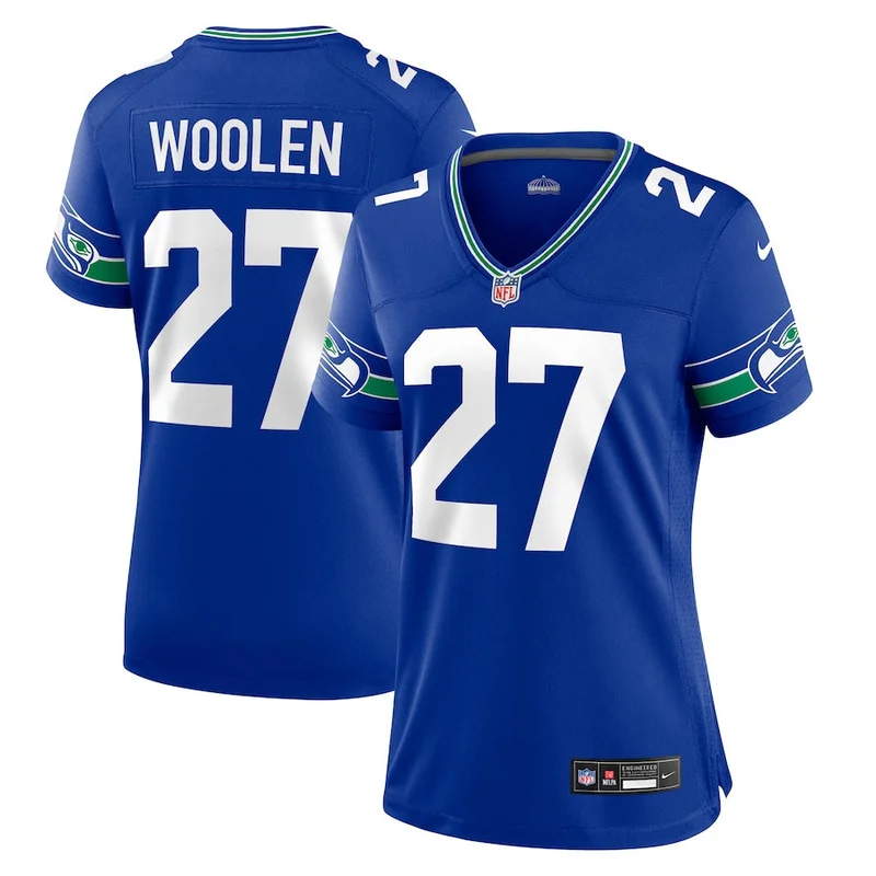 Steve Largent 80 Seattle Seahawks Jersey Throwback - White Gold - Image 4