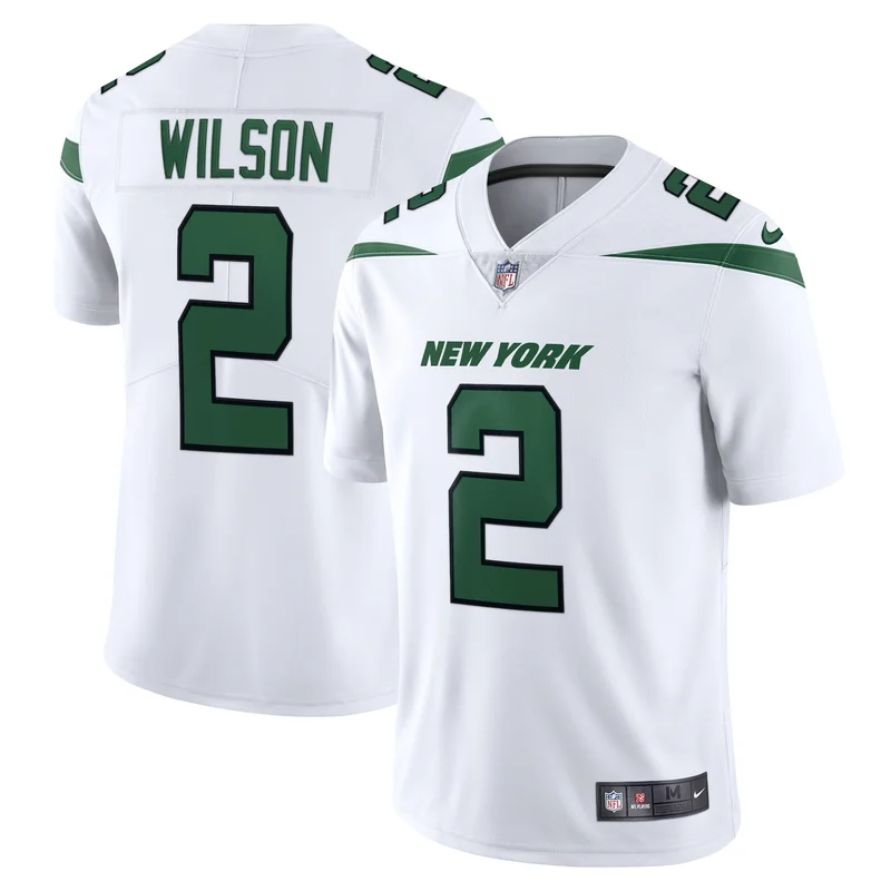 Zach Wilson New York Jets Jersey Vapor Limited - Spotlight White