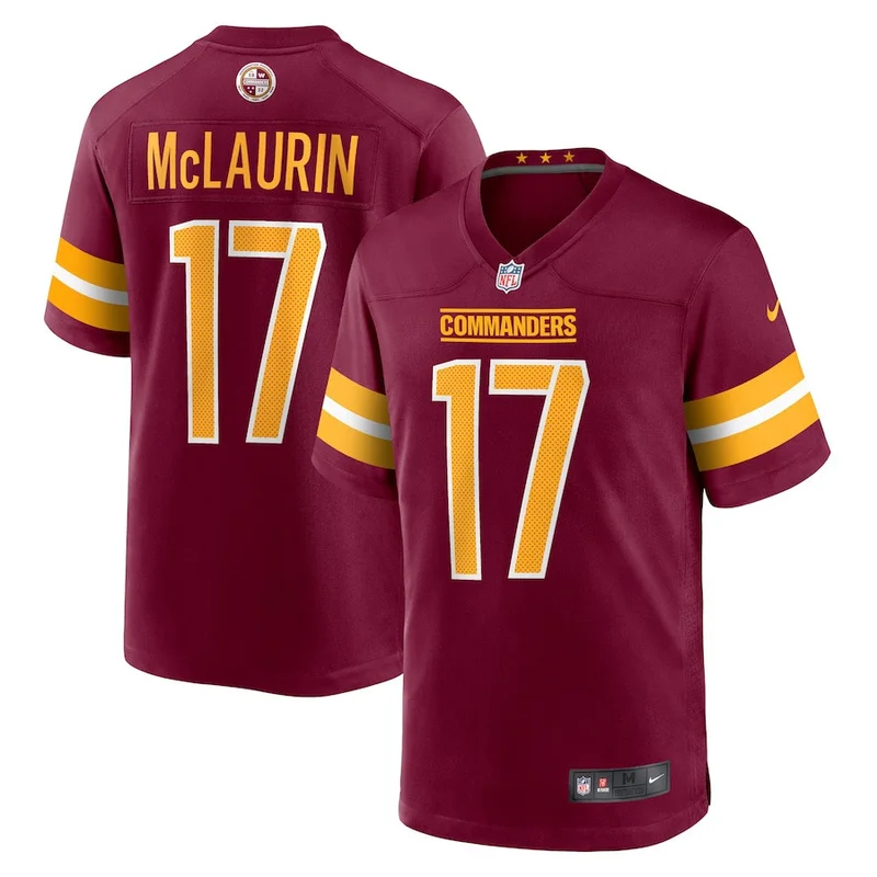Terry McLaurin 17 Washington Commanders Game Jersey - Burgundy