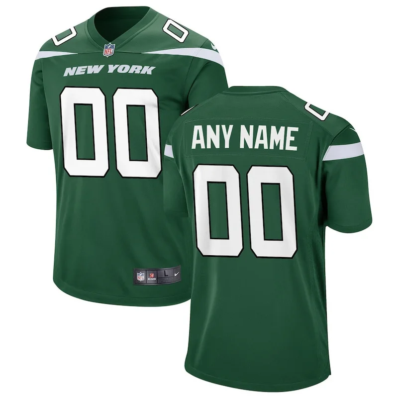 New York Jets Game Jersey Custom - Gotham Green