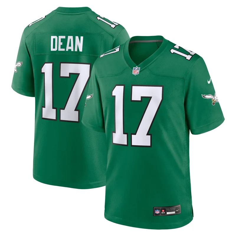 Matt Hennessy Philadelphia Eagles Game Jersey - Midnight Green - Image 5