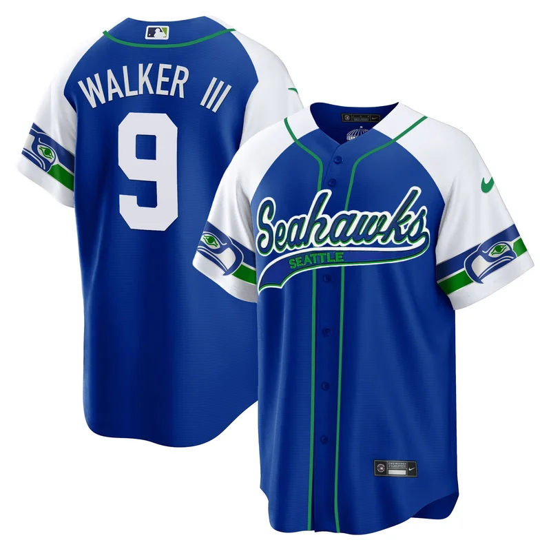 Walker III 9 Seattle Seahawks Jersey - Green - Image 2