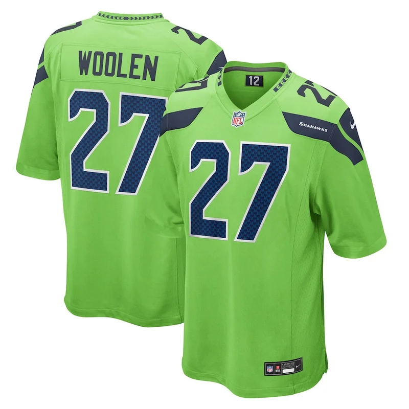 Steve Largent 80 Seattle Seahawks Jersey Throwback - White Gold - Image 3