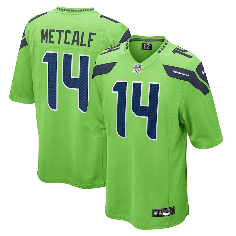 Darrell Taylor 52 Seattle Seahawks Game Jersey - College Navy - Image 4