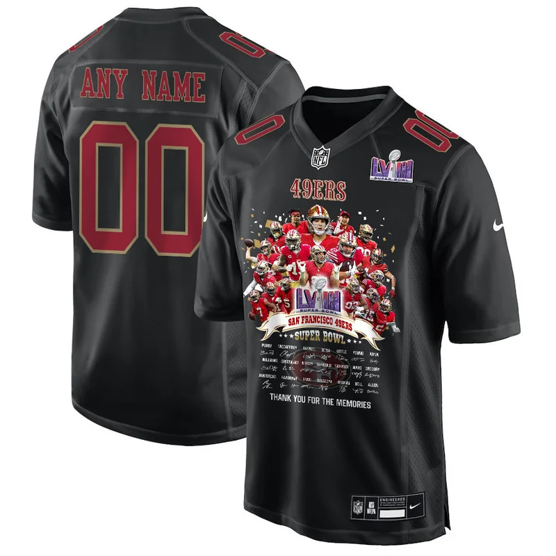 San Francisco 49ers Jersey Baseball - Color Sleeve - Image 2