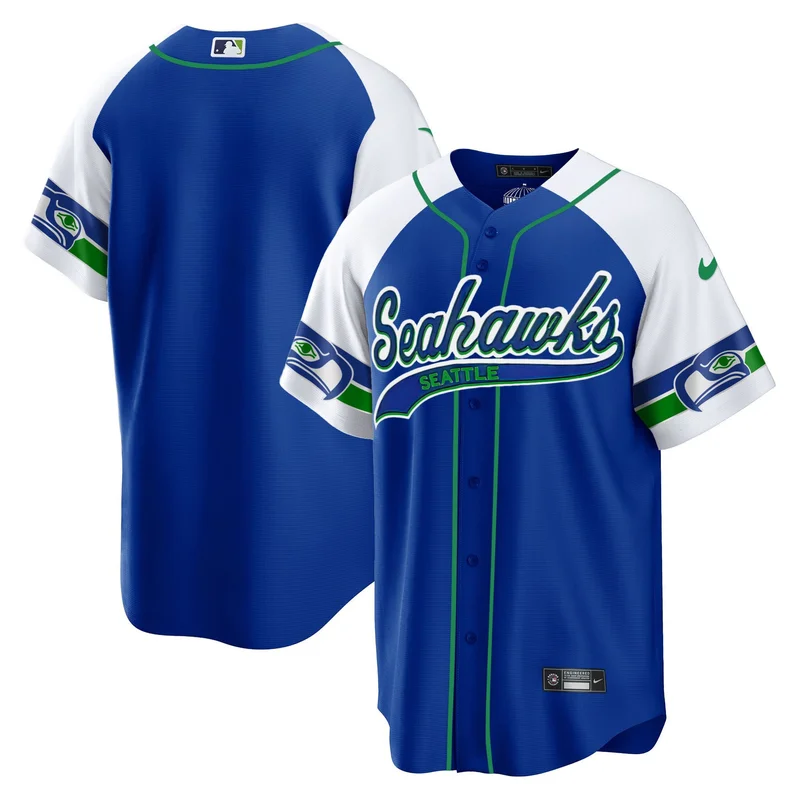Russell Wilson 3 Seattle Seahawks Game Jersey - Gray - Image 3