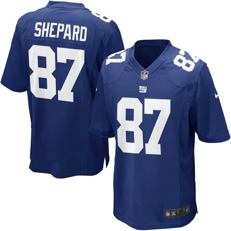 Sandro Platzgummer 34 New York Giants Game Jersey - Royal - Image 5